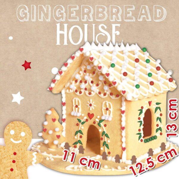 Gingerbread huis koekjes uitstekerset 5 delig - Afbeelding 3